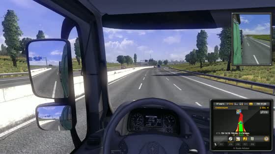 ETS 2 gameplay